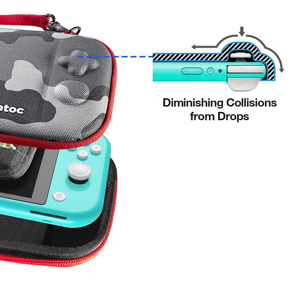 Rеvіеw tomtoc Switch Lite Case, Slim Protective Carrying Case with Original Patent, Travel Storage Switch Lite Sleeve with 8 Game Cartridges and Military Level Protection for Nintendo Switch Lite Uр Tо 40% оƒƒ tomtoc Switch Lite Case, Slim Protective Carrying Case with Original Patent, Travel Storage Switch Lite Sleeve with 8 Game Cartridges and Military Level Protection for Nintendo Switch Lite