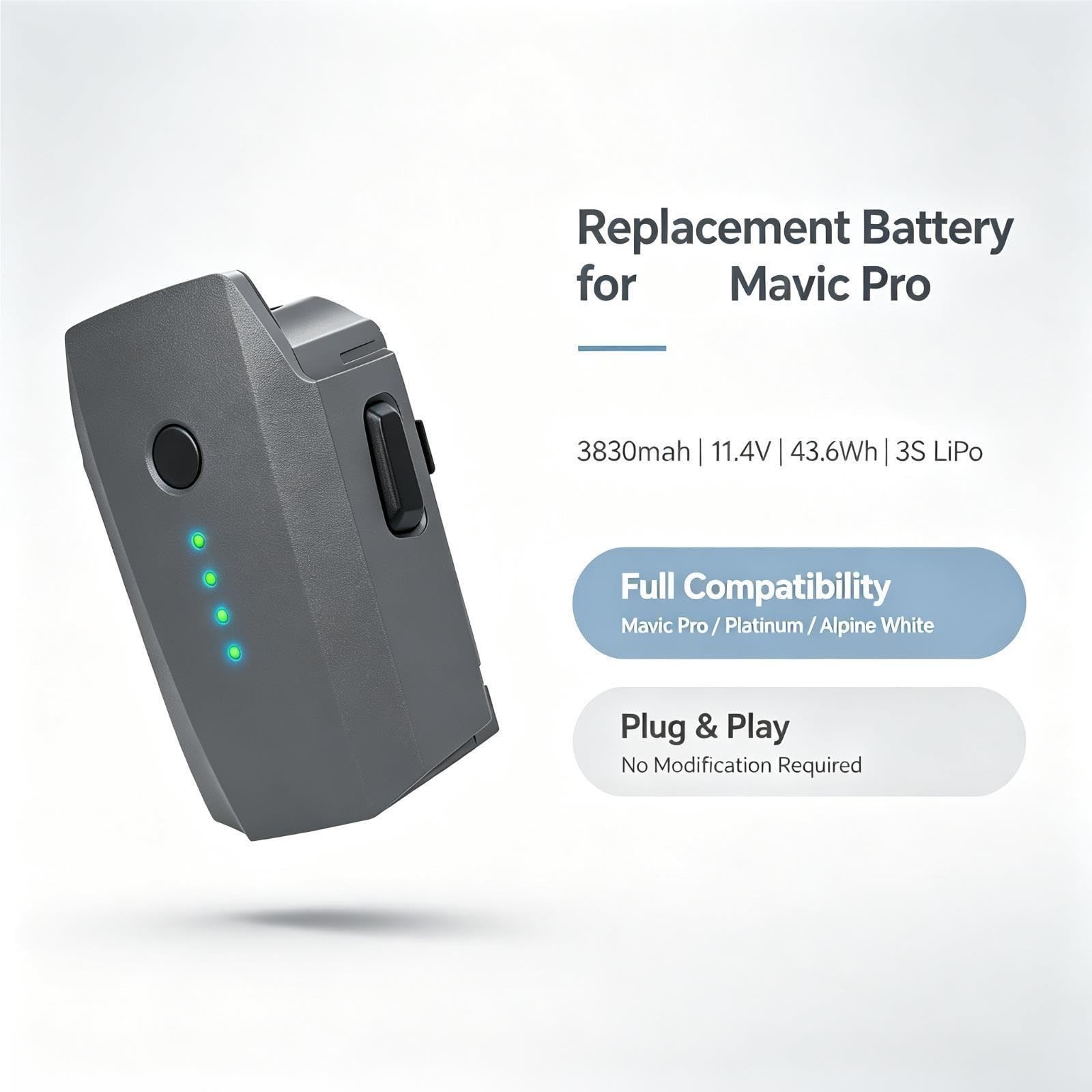 Batteria di volo intelligente UAV 3830mAh 11,4V compatibile con DJI