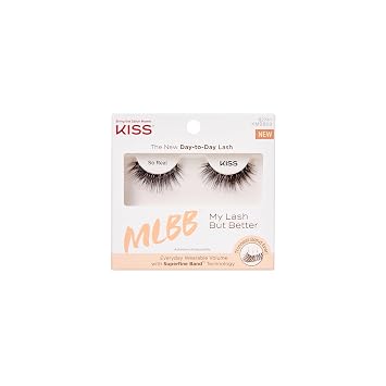 Kiss MLBB False Eyelashes, My Lash But Better, So Real, 1 Pair, 12mm, Lightweight, Stylish, Everyday Wear Strip Lashes, Superfine Band Technology, Reusable Eyelashes Natural Look