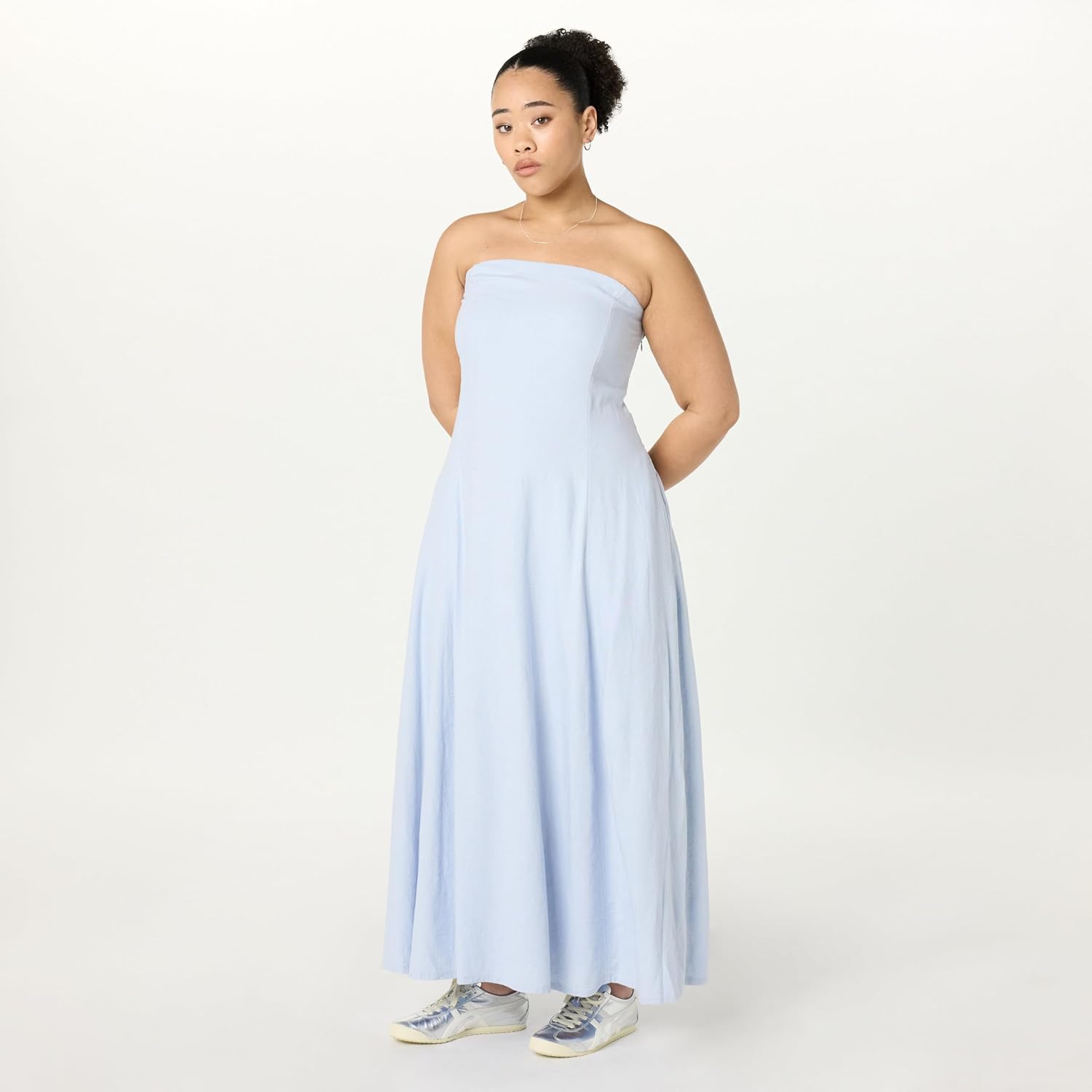 chinese dress ladies Amazon.com: The Drop Women's Carlota Strapless Linen Maxi Dress, Crimson,  XXL, Plus Size : Clothing, Shoes & Jewelry
