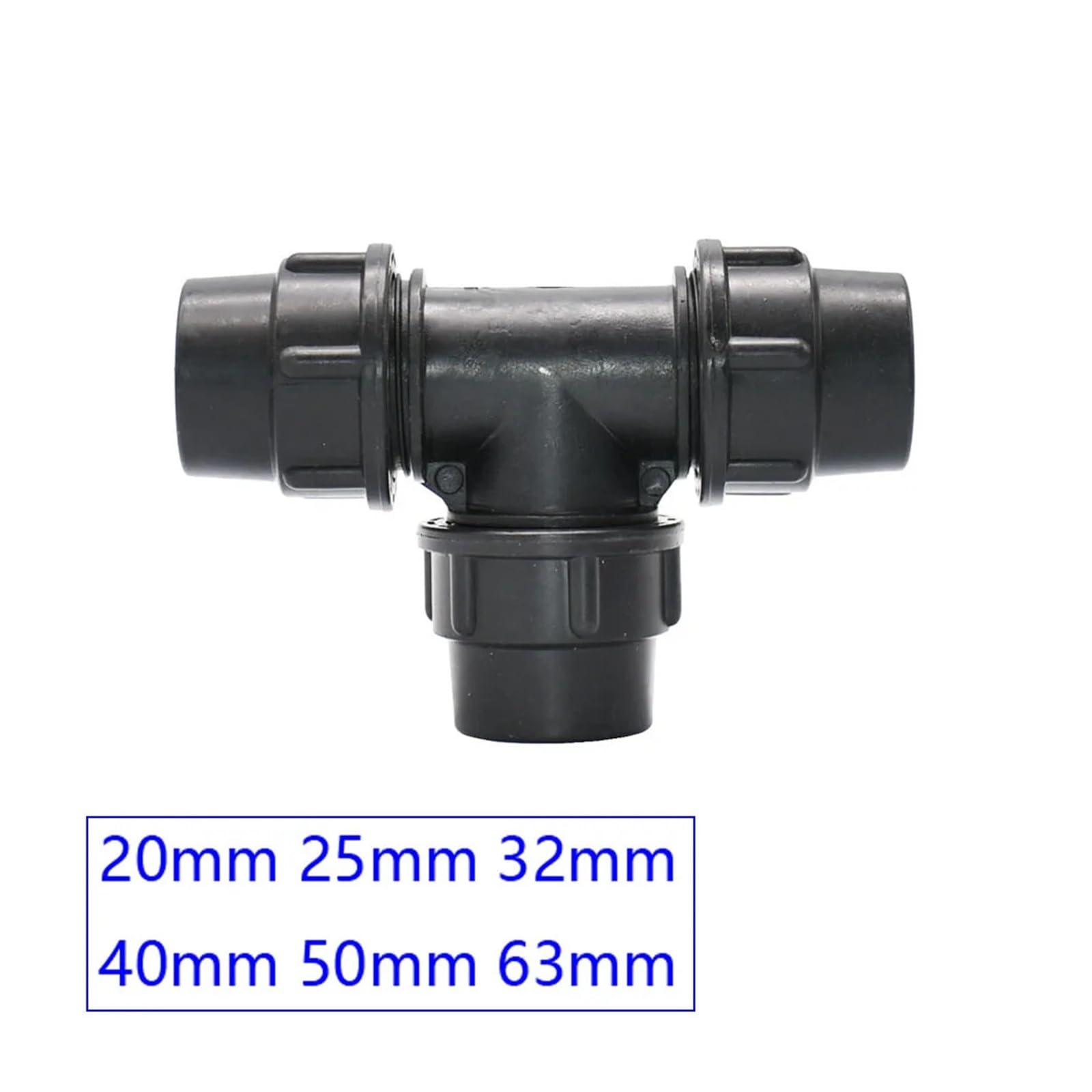 Raccordi per Tubi di irrigazione, Raccordi rapidi for Tubi in PE for Flessibili in Ottone da 20-63 mm for irrigazione Giardino