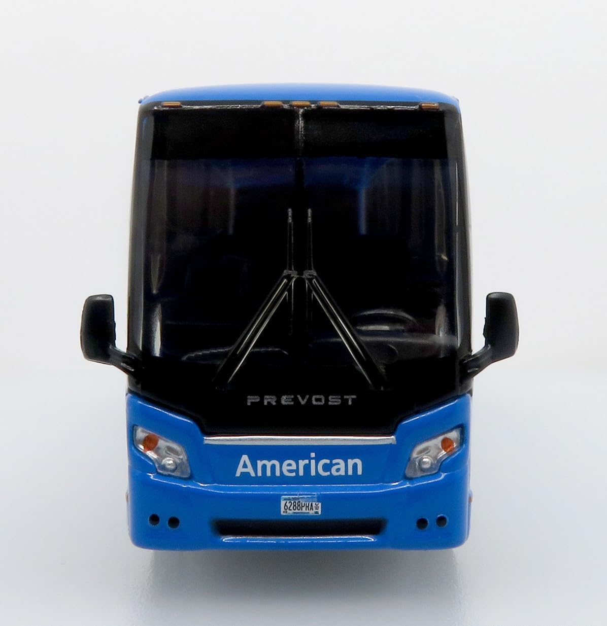 Iconic Replicas Prevost H345 Intercity Bus Landline-American Livery 1/87 Scale-HO Scale Dimensions 5" Long, 1" Wide & 1" Tall New in The Box Well Detailed Both Inside and Out Rare!