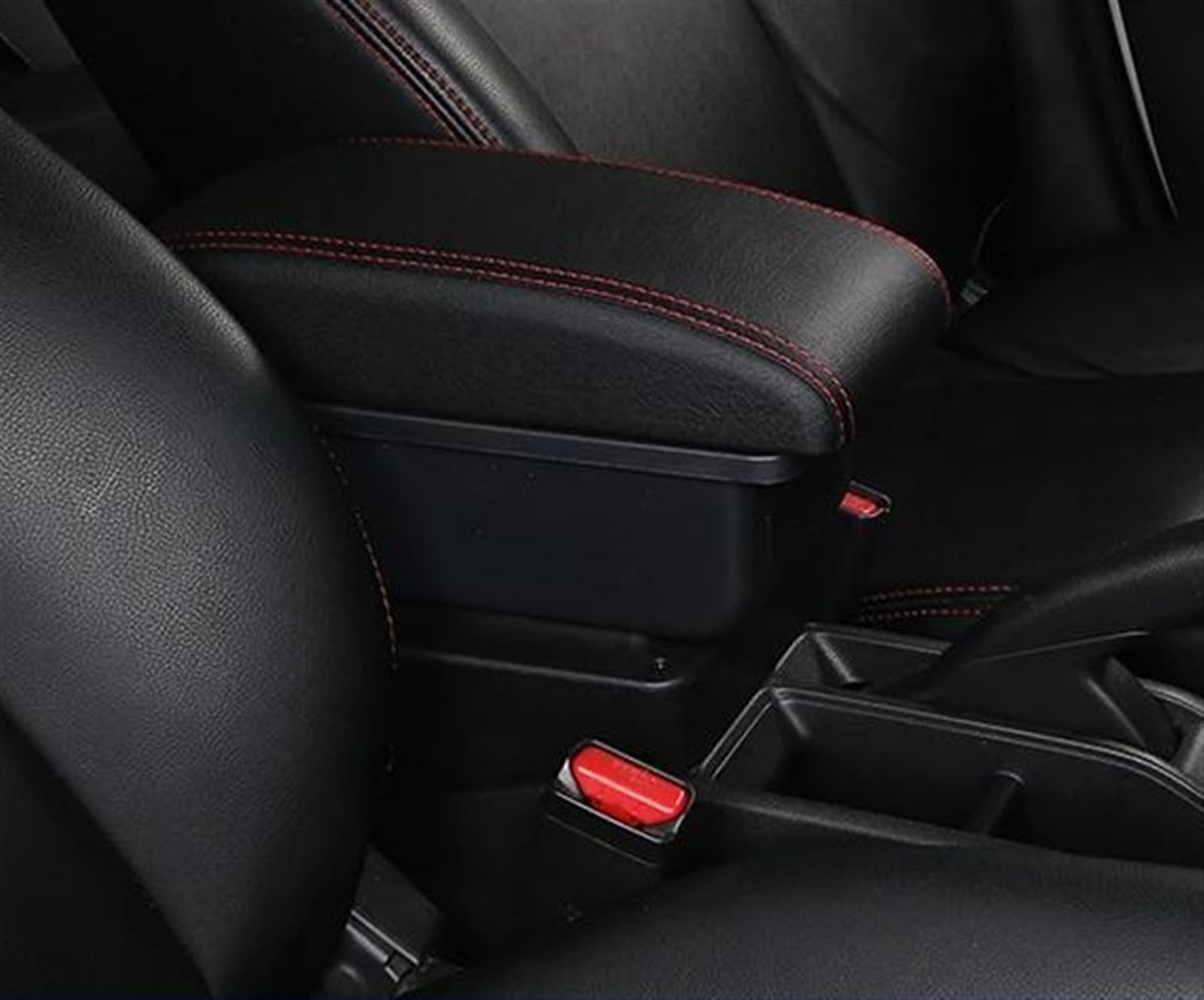 Car Center Console Armrest Box Storage For Swift 2005-2023(B1 Black red 3USB)