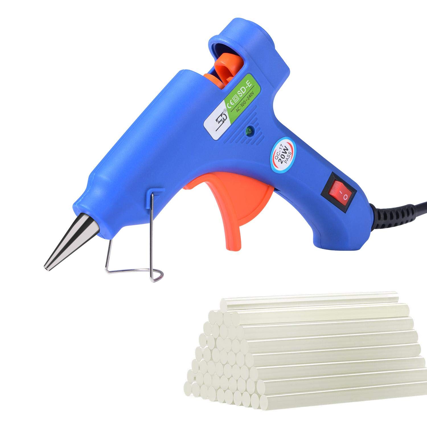 20W Glue Gun with 50 piece Sticks
