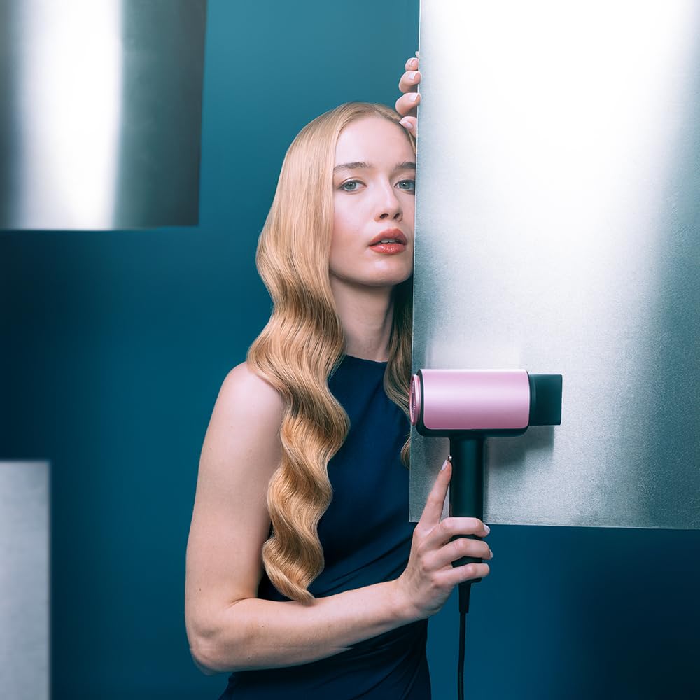 Cecotec Sèche-Cheveux Brushless de Dernière Génération DryGlam Nano Plasma Champagne, Puissance de 110 000 RPM et 1600W, Fonction Plasma, Grand Flux d’Air, Durable, 3 Températures et 3 Vitesses
