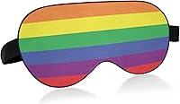 Vista 1 de Antifaz para dormir unisex LGBT-Rainbow-Pride-Stripes Night Sleeping Mask Cómodo Eye Sleep Shade Cover