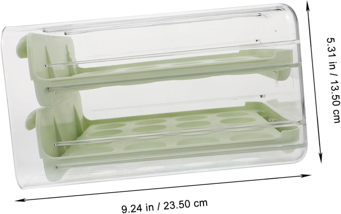 ARTIBETTER Drawer Organizer Capacity Storage Container for Refrigerator Plastic Box Drawer Design Easy to Clean Fresh Holder for Kitchen Organization