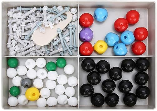 TOPINCN Chemistry Molecular Model Kit - 54 Atom Ball and Stick Scale Model - Organic & - High School & University Students