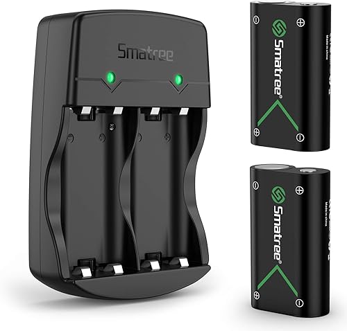 Smatree batería recargable Ni-MH de 2000mAh 2unidades Cargador de doble canal para Xbox OneXbox One S controlador inalámbrico