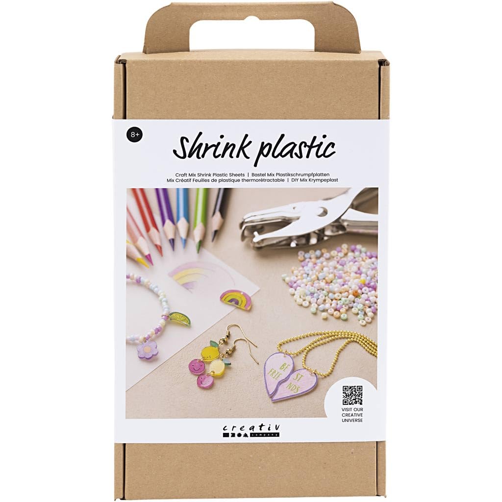 Creativ Company DIY Mix - Shrinks Plastic - Jewellery (977542)