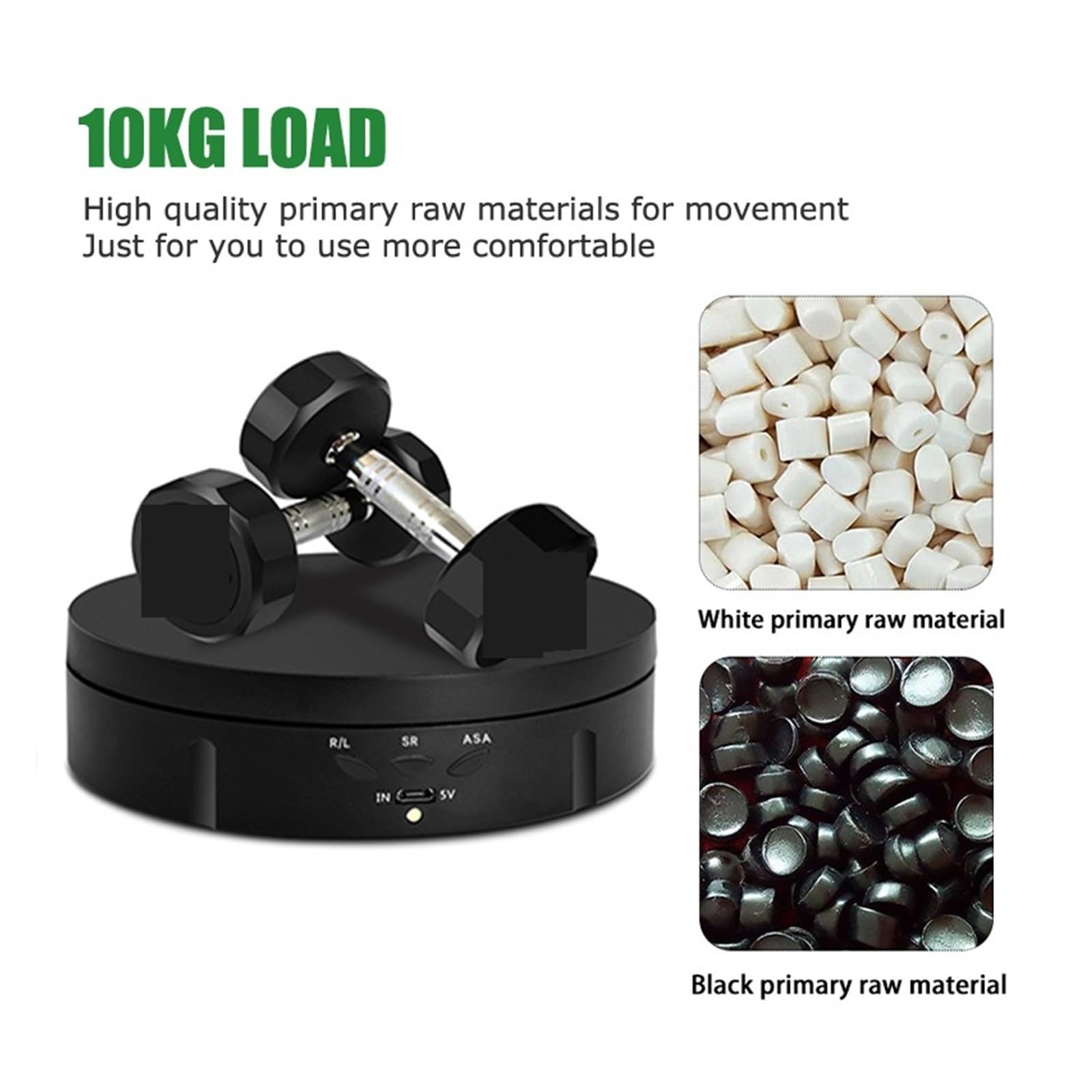 Inteligentny Obrotowy Stojak 10/3 KG 360 Stopni USB