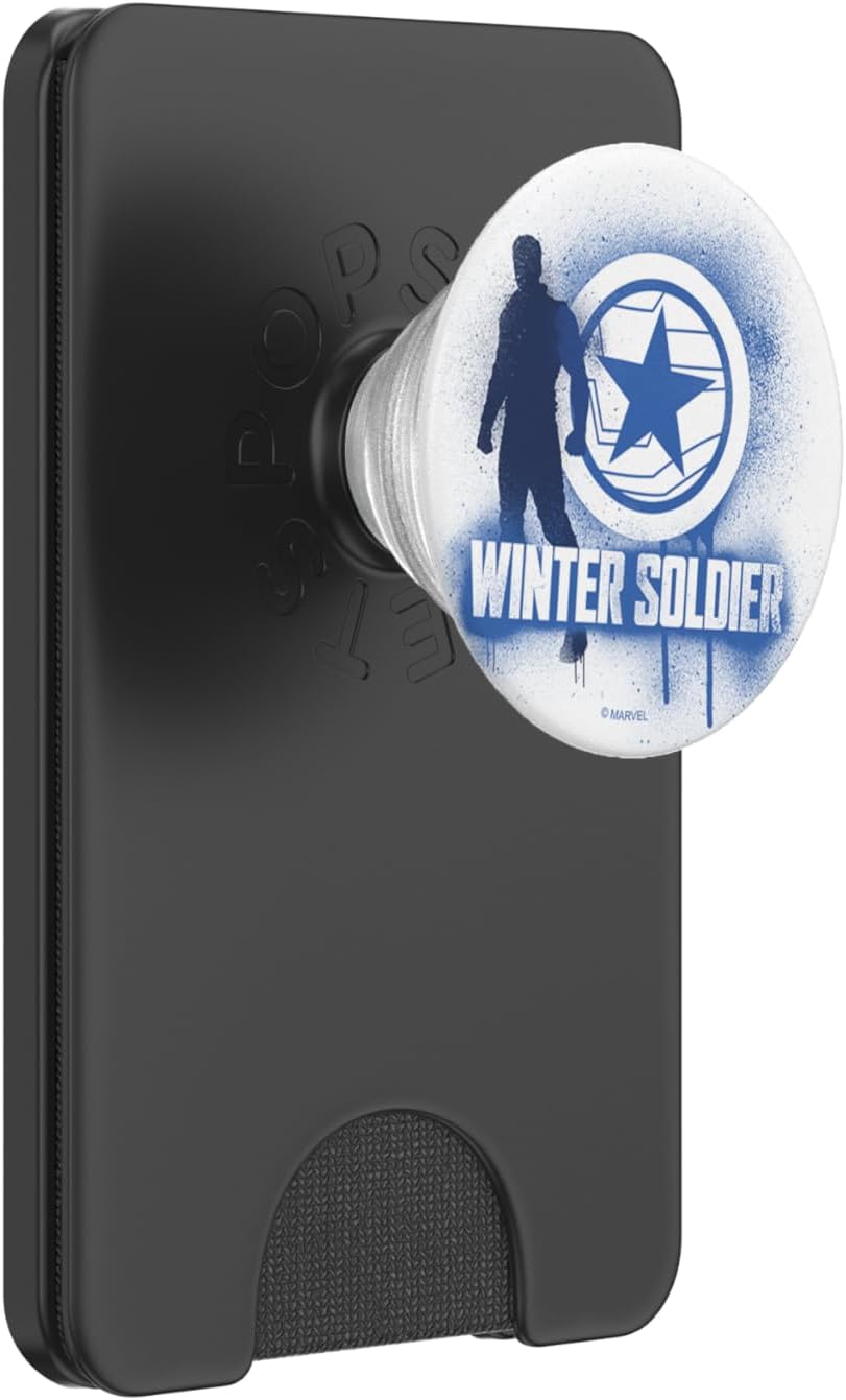 Marvel The Falcon And The Winter Soldier Bucky Paint PopSockets PopGrip for MagSafe