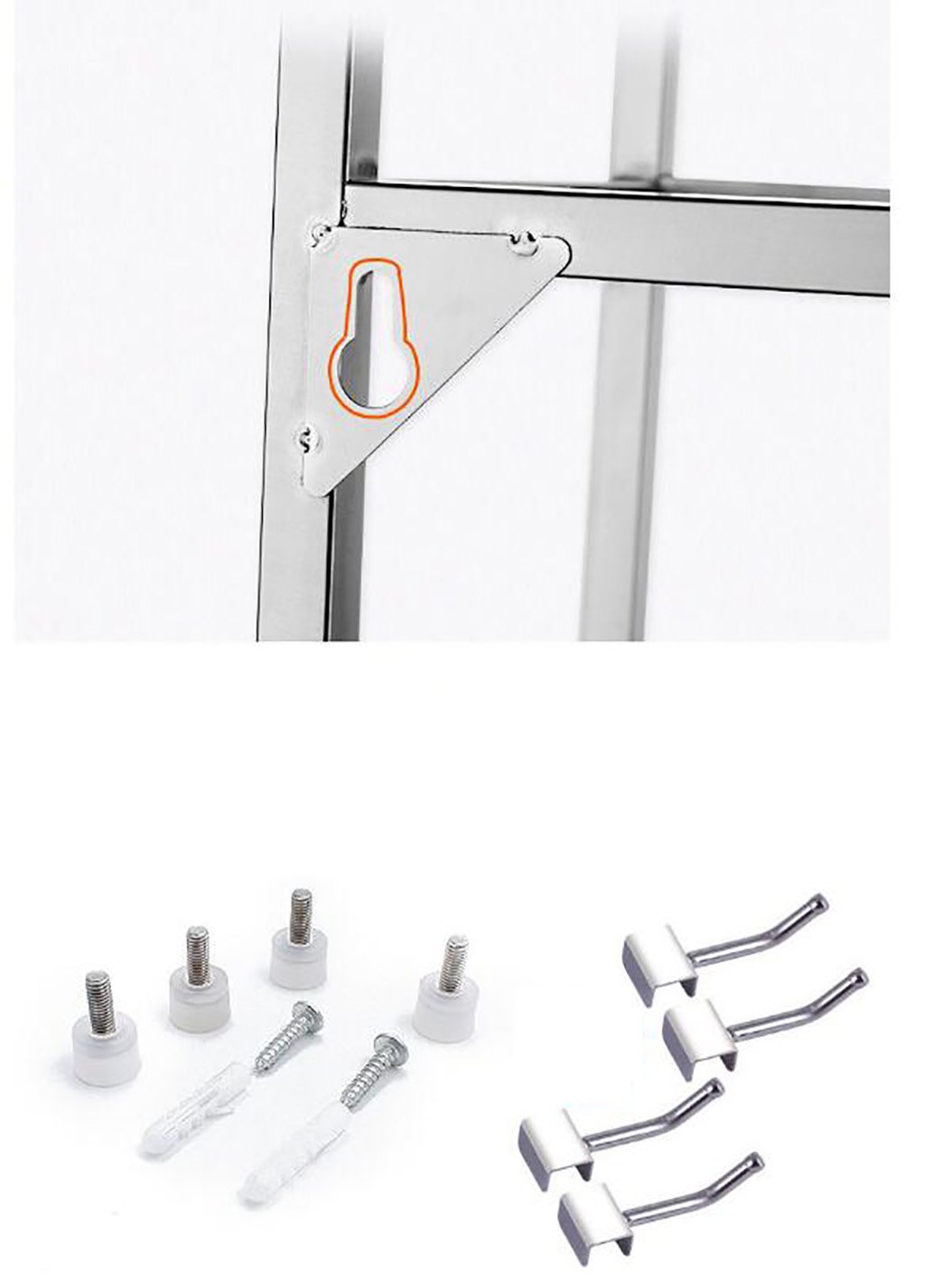 Especieros Estante de Cocina Suelo de Acero Inoxidable Suelo Multicapa Sazonador Estante Estante Estante de Almacenamiento (Tamaño : 50cm)