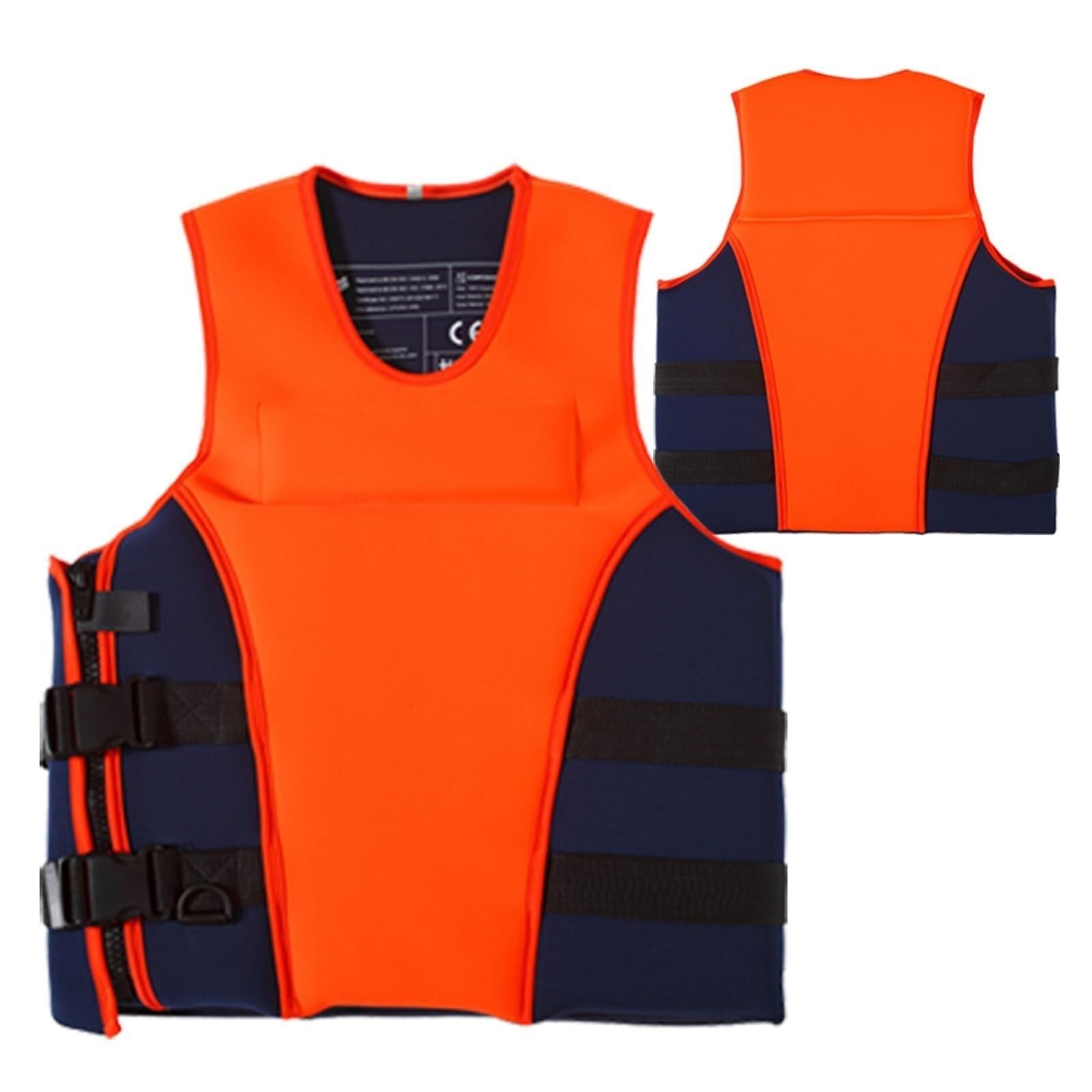 Chaleco de Pesca con Mosca Diseño Transpirable Cremallera Lateral Relleno Elástico para Angling Río Pesca Arroyo Exterior