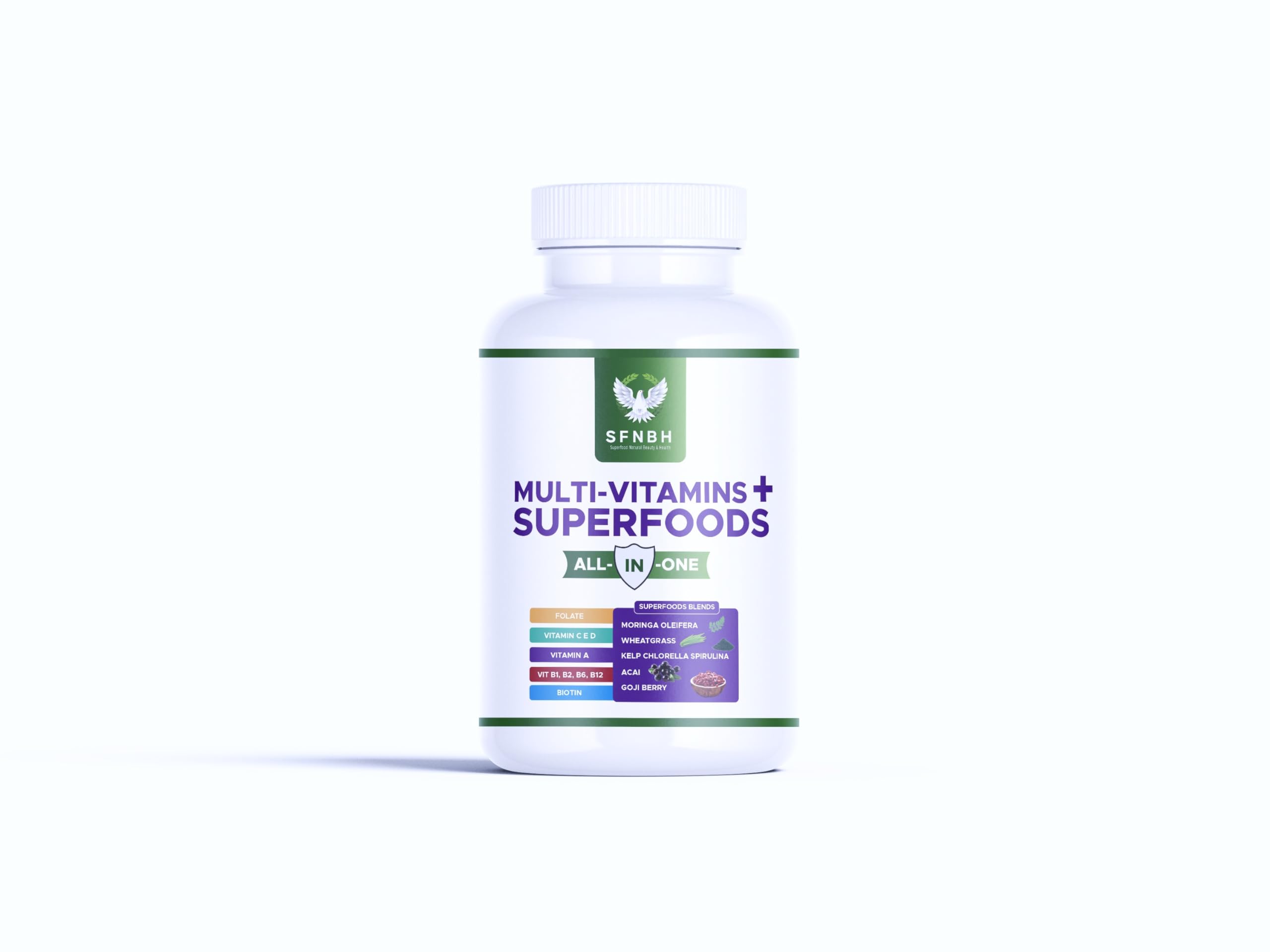 All in One Multi-Vitamins + Superfoods Blend