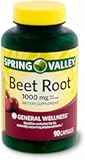 Spring Health Valley Beet Root Dietary Supplement, 1000 mg, 90 Count + Your Vitamin Guide©
