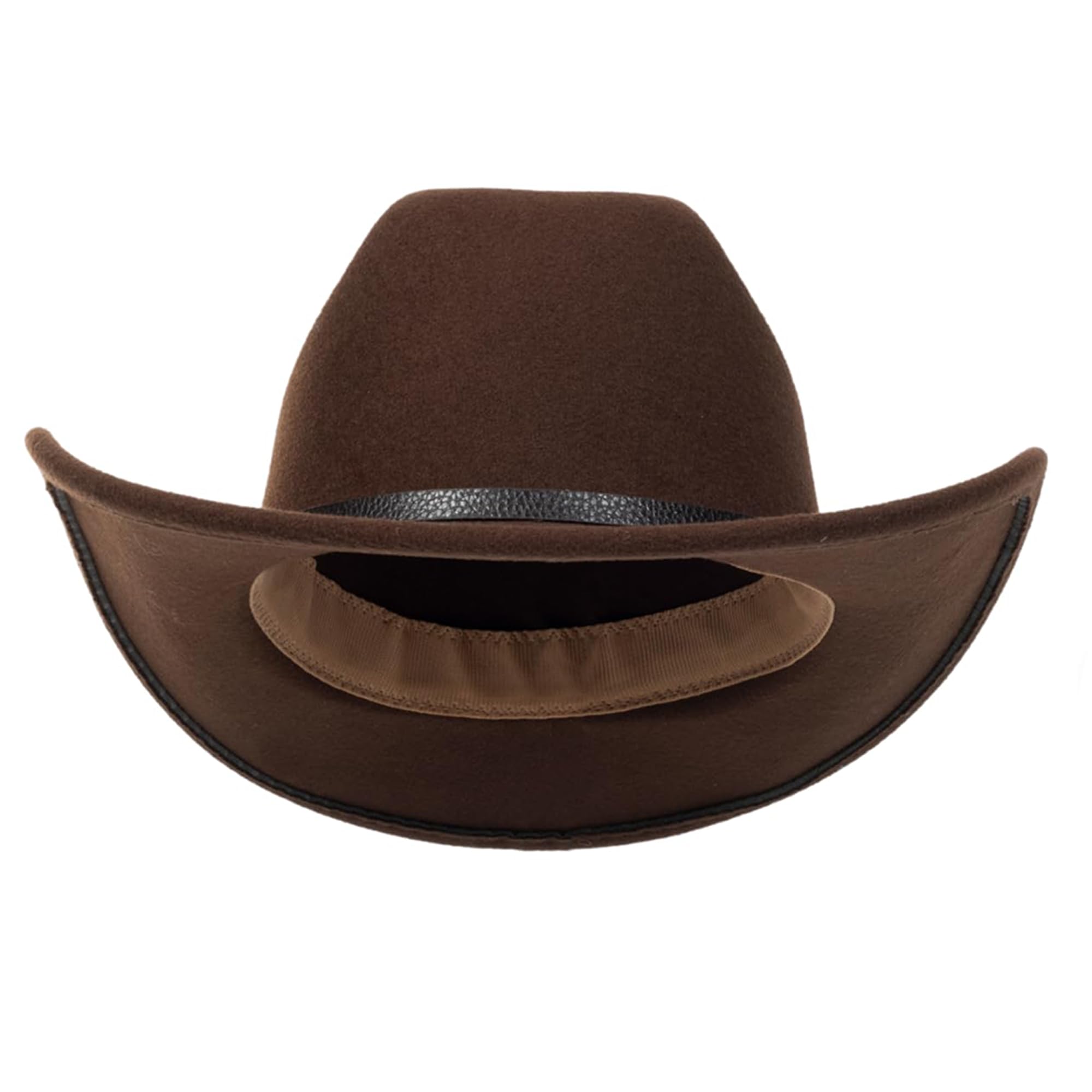 Cappello da cowgirl in feltro western – Cappello Panama Jazz Fedora con fibbia incisa floreale decorazione cintura da 56,9 cm a 57,9 cm