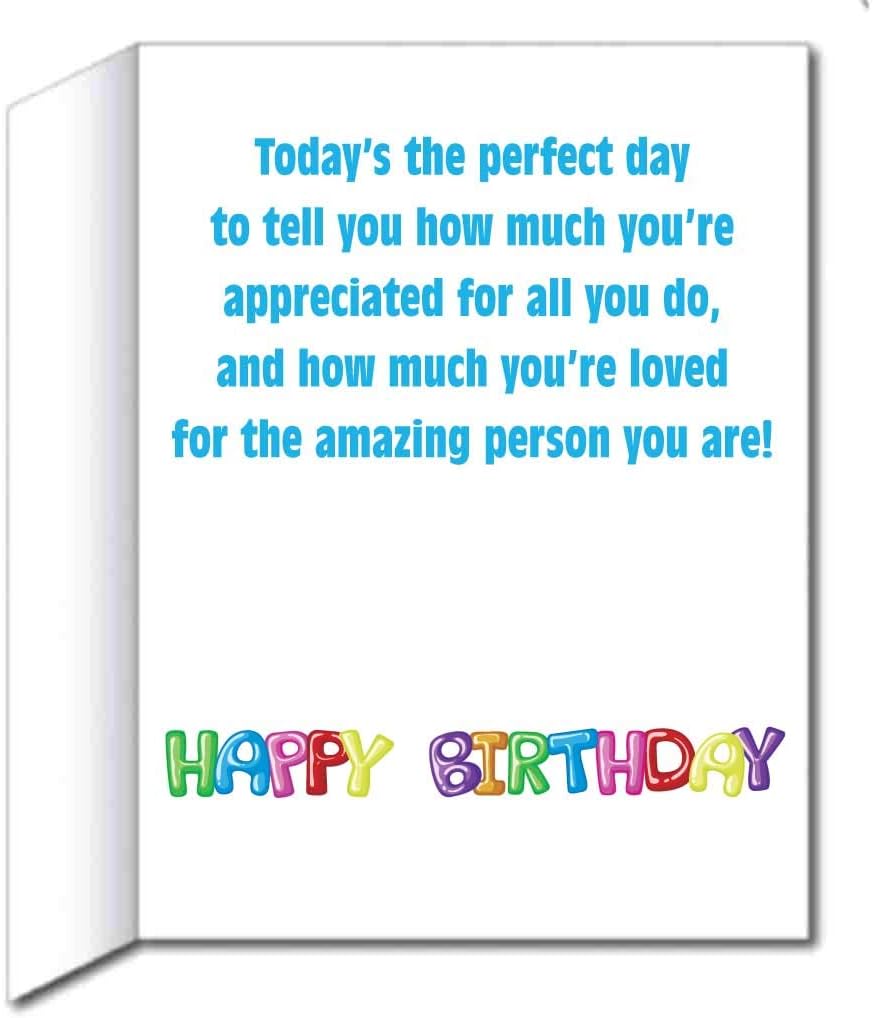 VictoryStore Jumbo Birthday Cards: Giant Birthday Card (Balloon Letters) Oversized Greeting Card With Envelope, American Made (24x36 Inches)