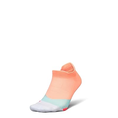 Feetures Elite Light Cushion No Show Tab No Show Socks Shoes Vibrant Reef