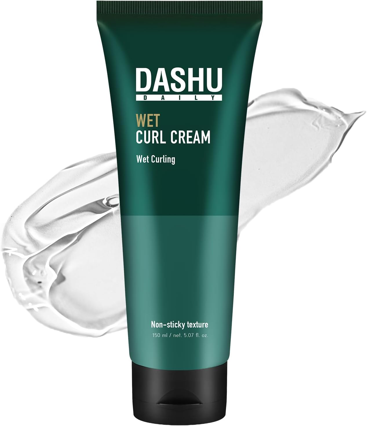 DASHU Daily Curl Cream 5.07oz - Volumizing Hair Essence with Anti-Frizz Treatment for Natural Styling