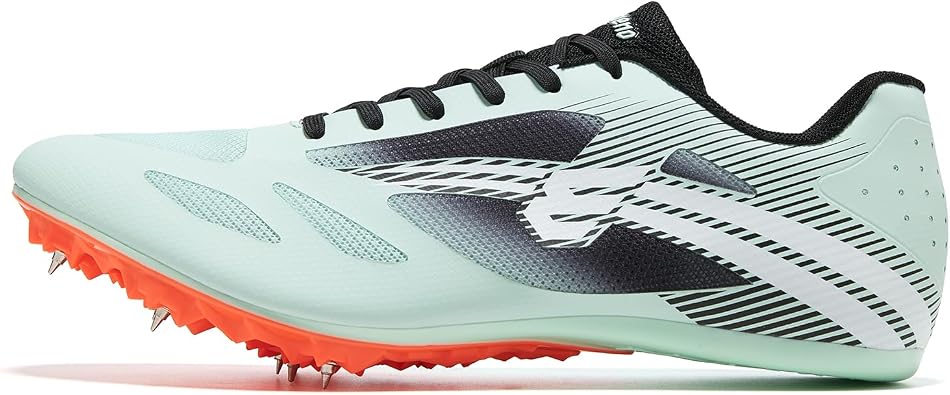 Mens Track and Field Shoes Women Lightweight Breathable Spikes for Multi-Events Jump Shoes