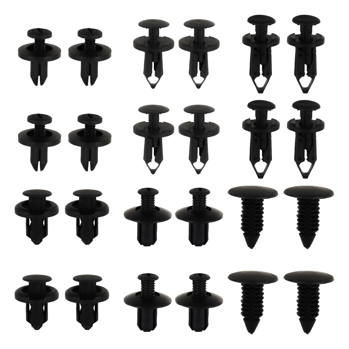 190-teiliges Auto Clips Set - Universal Befestigungen