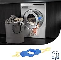Vista 5 de Soporte para Puerta de Lavadora, Accesorio para Máquinas de Lavado de Carga Frontal que Mantiene la Puerta Abierta y Seca, Forma de Boca con Imán