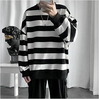 Hong Yi Fei-Shop sweaters for men Men Vintage Sweaters Pullover Pattern Knittwear O-neck Sweater Mens Streetwear Sweater Hip Hop Oversize Casual Retro sweaters