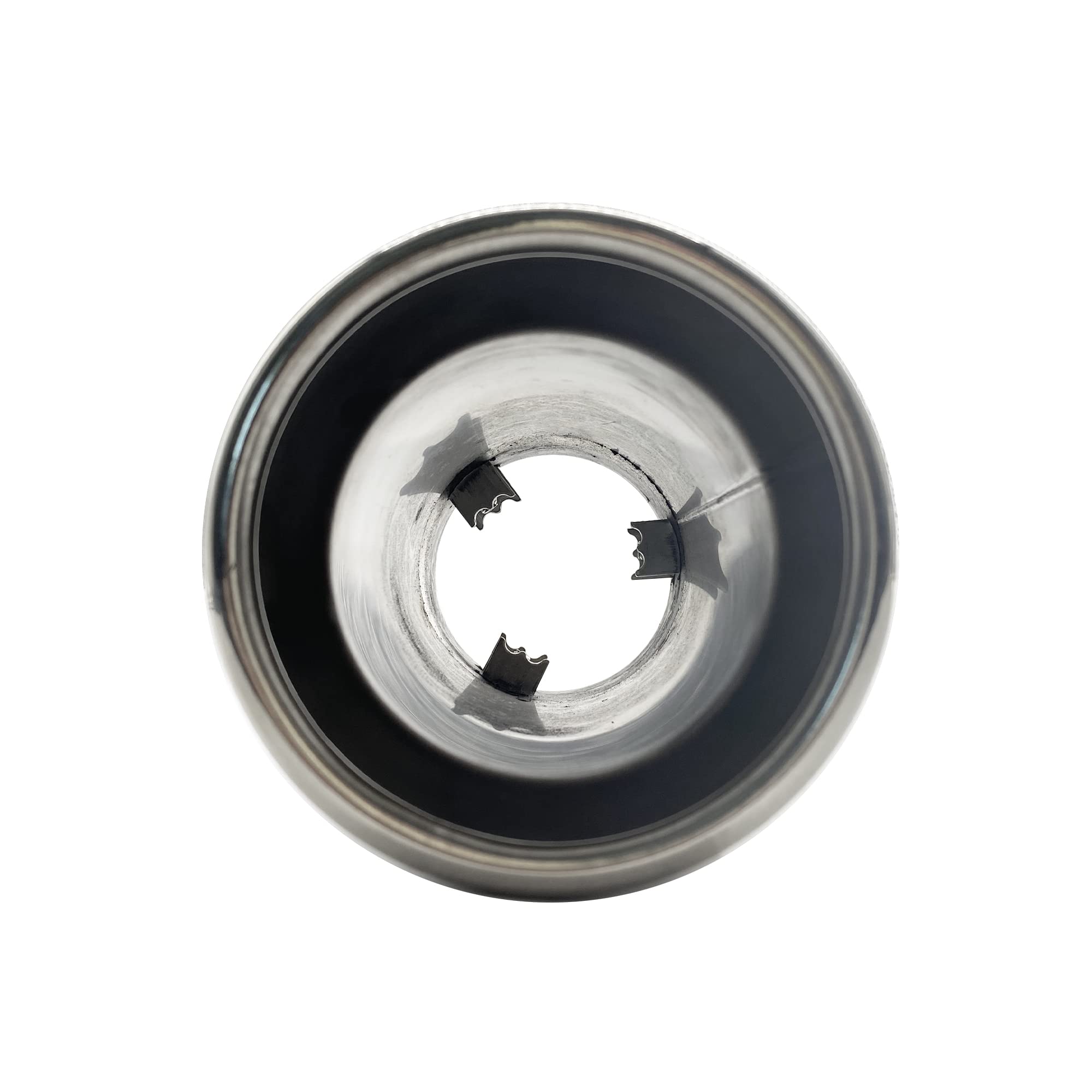 Simoni Racing Cola de Tubo de Escape Deportiva Redonda Acero Inoxidable - Ø103xL200mm - Montaje ->72mm