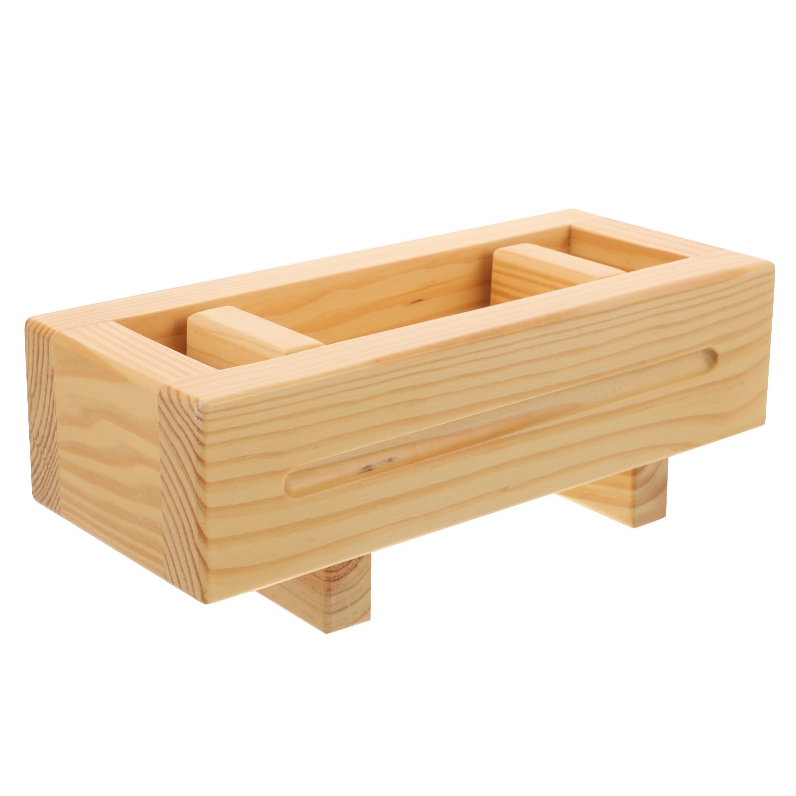 Didiseaon Molde de Madera para Hacer Sushi Diy, Prensa para Bolas de Arroz, Herramienta Práctica para Cocina en Casa, Restaurante y Hotel, Molde Claro para Rollos de Sushi, Suministros