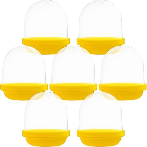 Miniatura 10 de Máquina expendedora de cápsulas, cápsulas translúcidas de bellota vacías 30 piezas de 1.1 pulgadas, recarga de cápsulas de máquina de chicles a