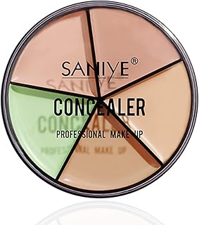 5 Color Correcting Concealer Palette - Cream Contours Palette - Concealer Full Coverage for Conceals, Blemishes, Redness