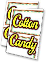 Cotton Candy Script (24" X 36") 4mm Corrugated Plastic Panel, Graphics Applied to 1 Side (Pk of 2)