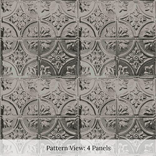 image for American Tin Ceilings [5-Pack Kit Nail-Up Metal Tiles in Pattern #2 Na