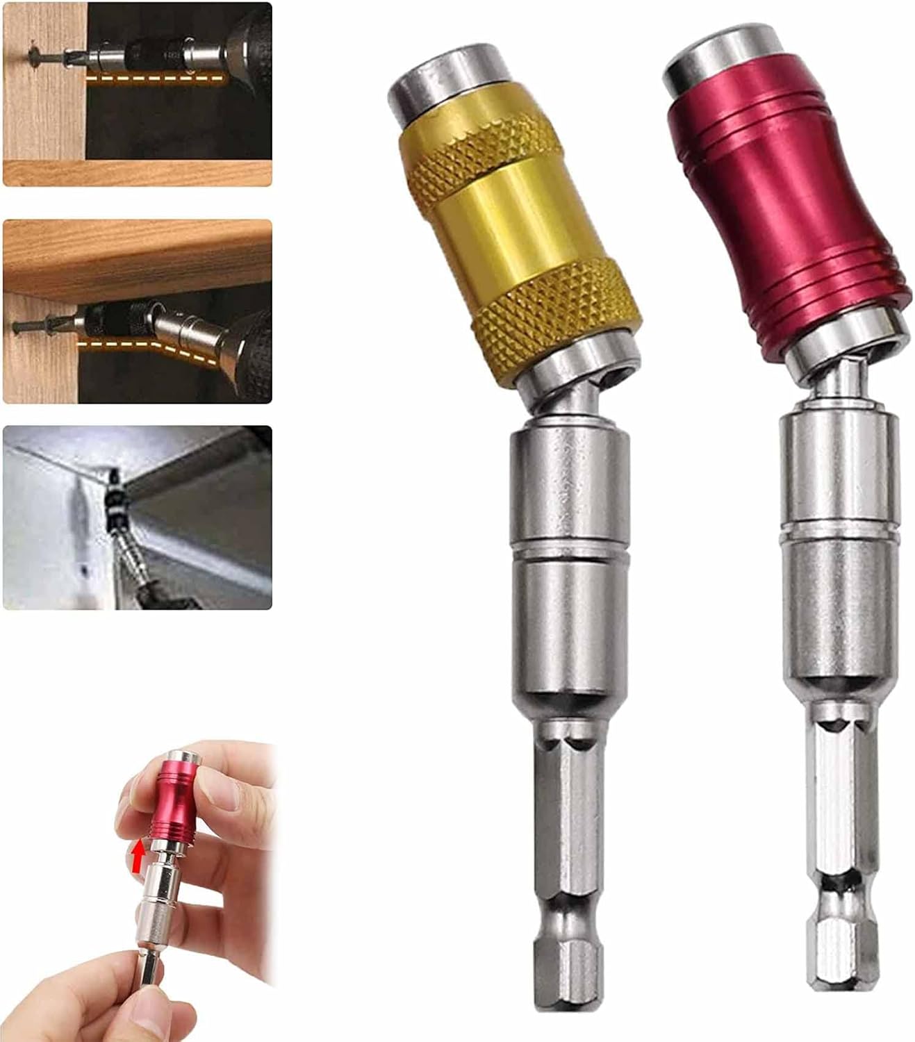 Swiveling Bit Tip Holder, Pivot Drill Bit Holder