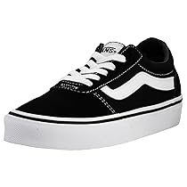 Vans Ward Suede, canvas – Scarpe da Ginnastica Basse Donna, Nero ((Suede, Canvas) Black, White Iju)