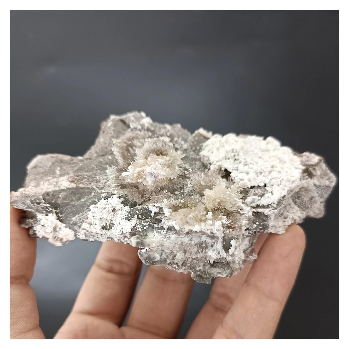 Mineral de Cuarzo Cristalino con Soporte que Evita Caídas en la Decoración