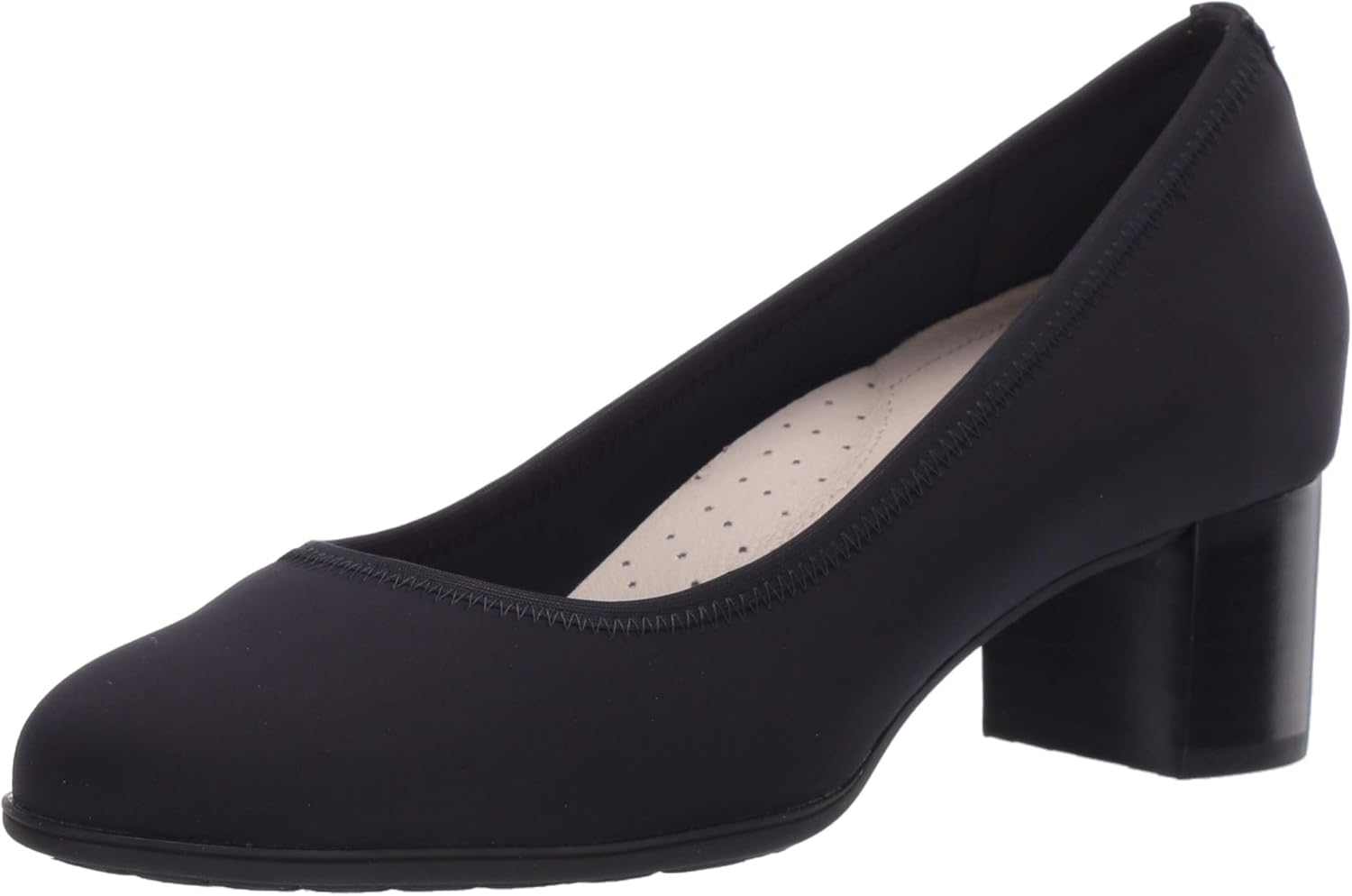 Aravon Women's Career Dress Pump, Navy Lycra , 9.5 narrow US