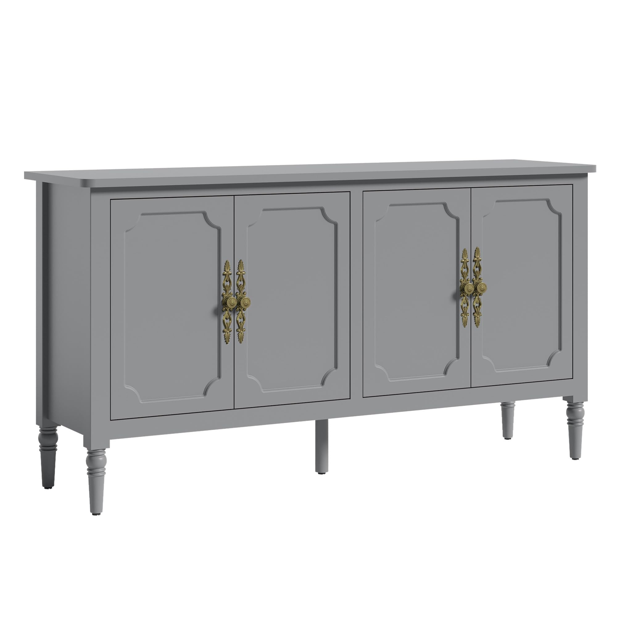 FansaFurn Mid Century Wood Buffet Sideboard for Living Room