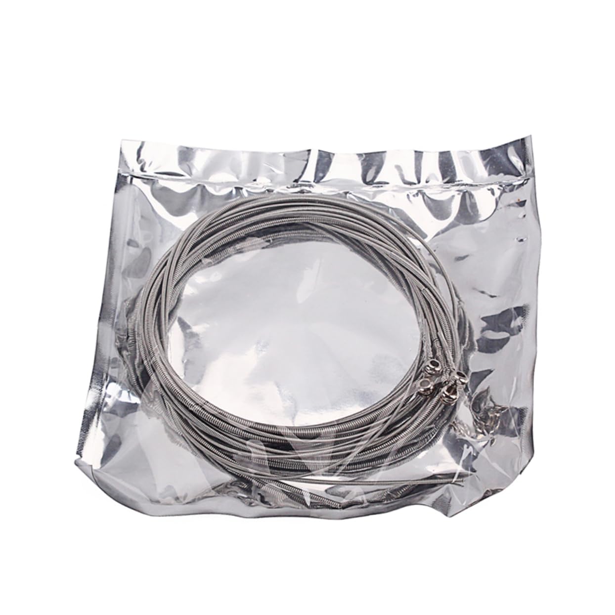 Toyvian 2sets 4-string Electric Bass Guitar Strings Set Replacement for Accessories 4pcs*2