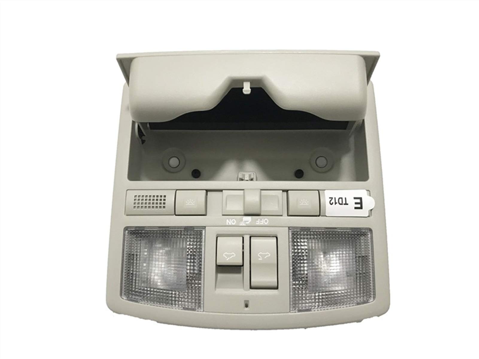 QIPOLOverhead Reading Lamp Light Interior Roof Light Sunroof Switch, for Mazda, for 6 GH 07-12 Reading Map Light(Size:With skylight)