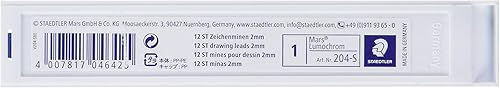 Miniatura 2 de Staedtler Mars Lumochrom 204 - Caja de 12 cables de dibujo de 0.079 in surtidos