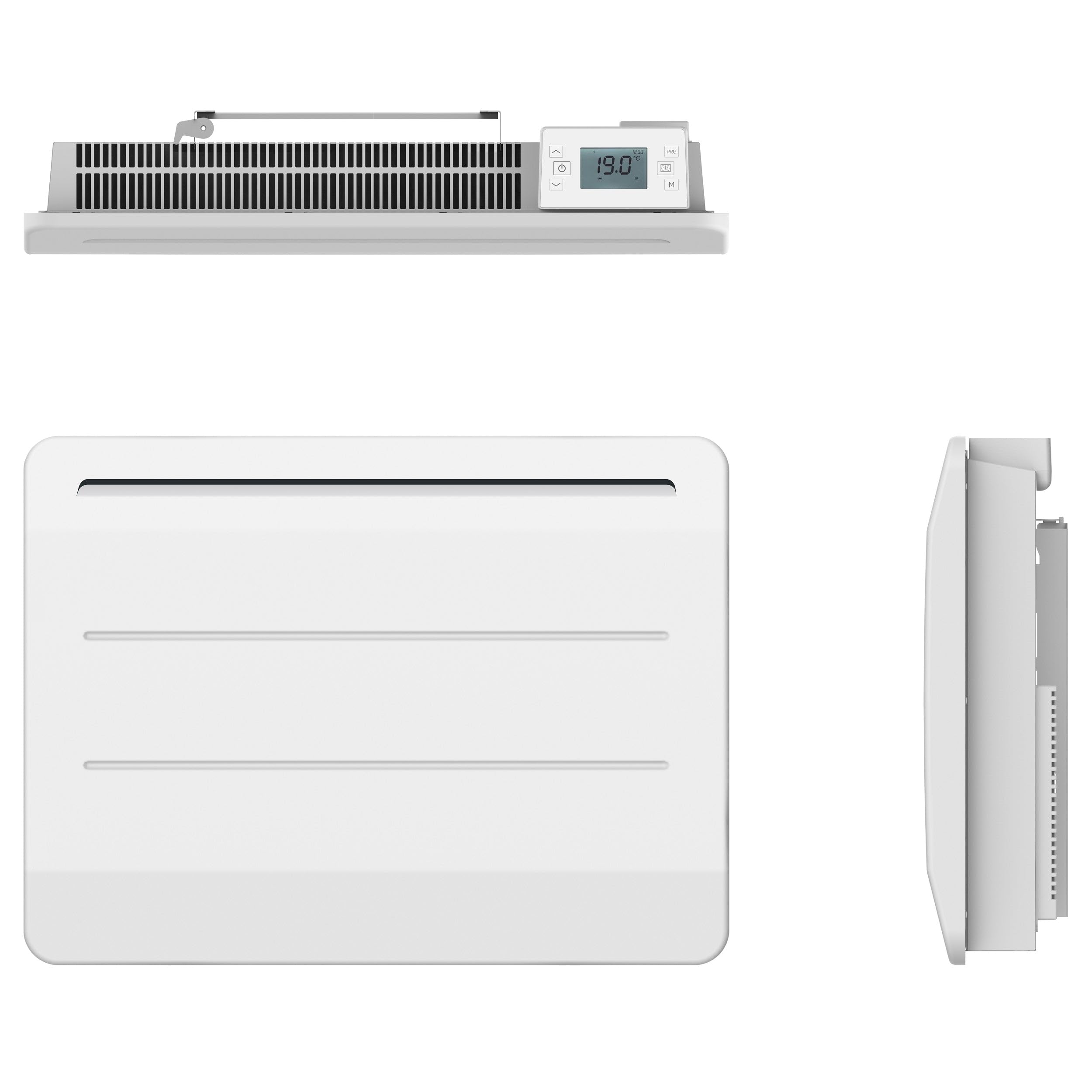 Kalia Radiateur électrique à inertie sèche FONTE écran LCD 2000W MAUNA