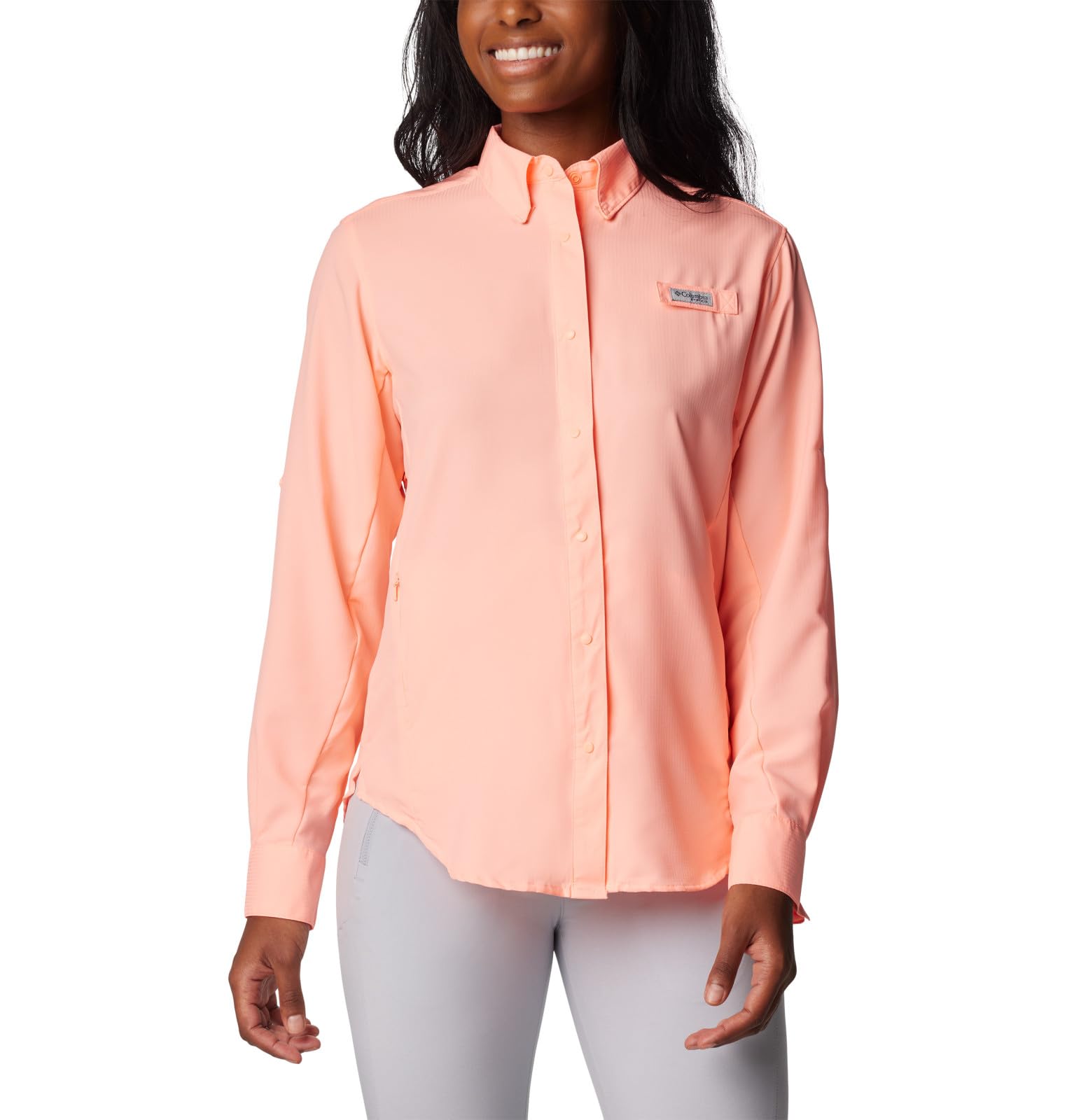 Amazon.co.jp: Columbia Women's Tamiami Ii Long Sleeve Shirt, Tiki