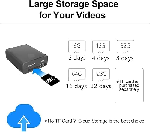 Miniatura 2 de Cámara WiFi para interiores, cámara de seguridad para el hogar, cámaras corporales, cámara de niñera, cámara inteligente para exteriores, para