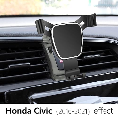Miniatura 2 de LUNQIN Soporte de teléfono de coche para Honda Civic Auto Accesorios de navegación Interior Decoración Móvil Teléfono Móvil Soporte de Teléfono