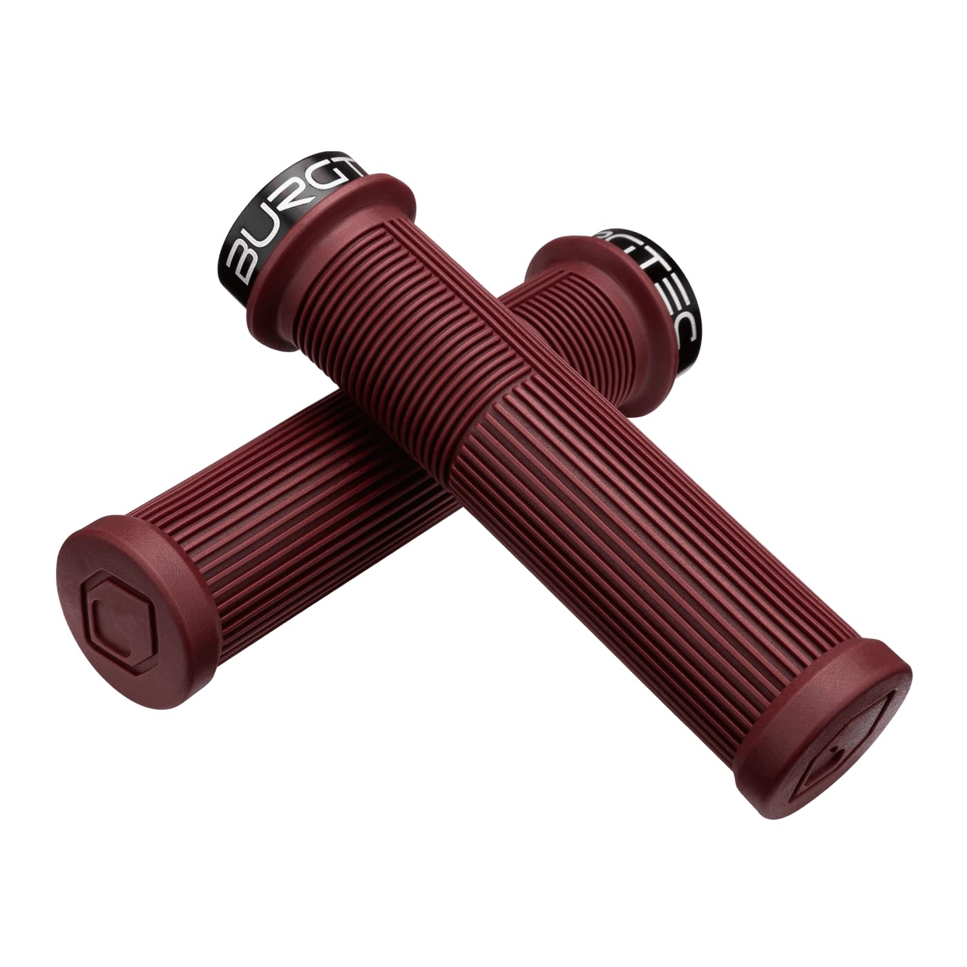 Burgtec Josh Bryceland Signature Bartender Pro Lock-On Mountain Bike Grips - Cobra Blood Red