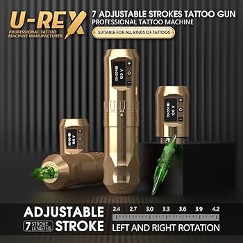 T-rex V1 タトゥーマシン US$ 99.00 - New T-Rex V1 Wireless Tattoo Battery Pen Machine