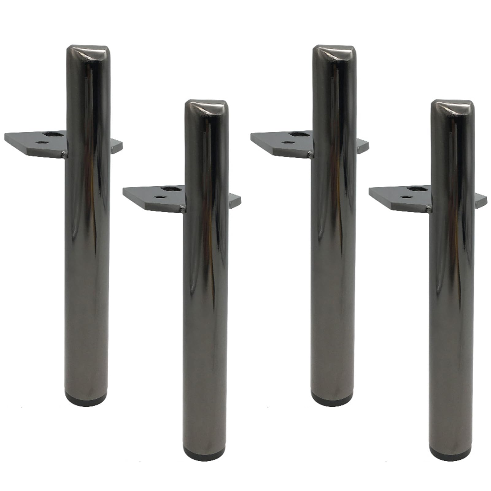GHHVFEC Metal Sofa Legs Replacement - 4 Durable Furniture Feet for Couch, Bed, Cabinet, Nightstand & TV Stand, Easy DIY Installation with Screws