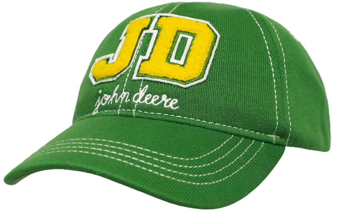 John Deere Toddler Size Cap Chenille JD Elastic Back